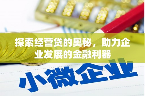 陇南探索经营贷的奥秘，助力企业发展的金融利器