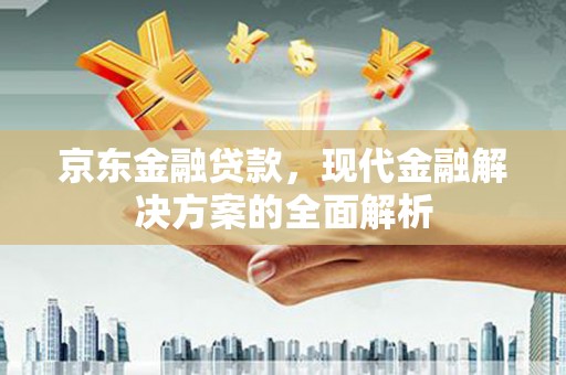 陇南京东金融贷款，现代金融解决方案的全面解析