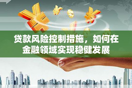 陇南贷款风险控制措施，如何在金融领域实现稳健发展