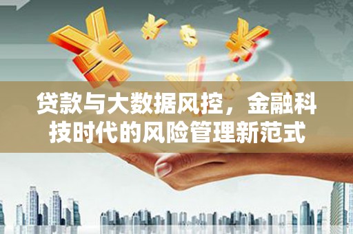 陇南贷款与大数据风控，金融科技时代的风险管理新范式