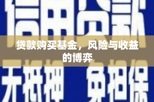 陇南贷款购买基金，风险与收益的博弈