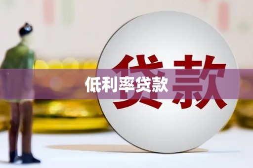 陇南低利率贷款