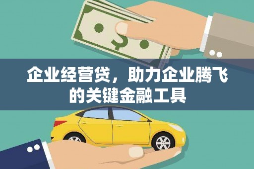 陇南企业经营贷，助力企业腾飞的关键金融工具