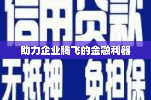 陇南助力企业腾飞的金融利器