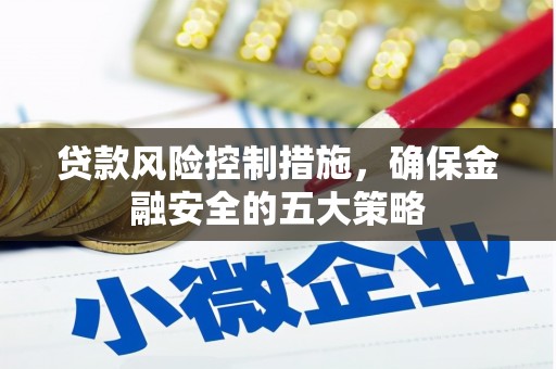 陇南贷款风险控制措施，确保金融安全的五大策略