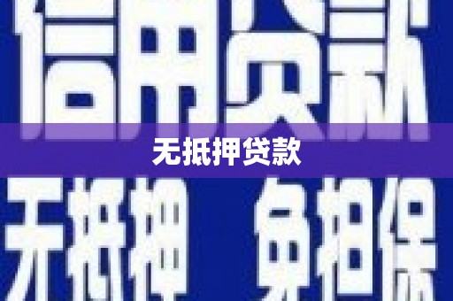 陇南无抵押贷款