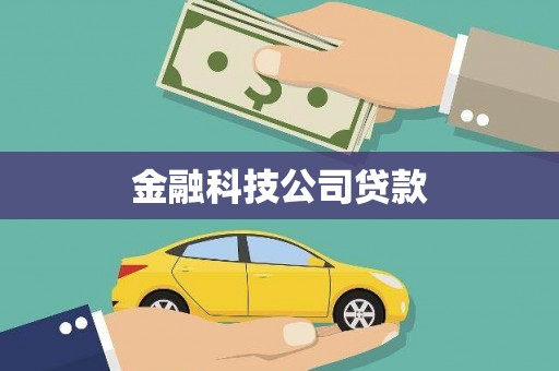 陇南金融科技公司贷款